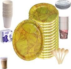 Paper plates & Glasses